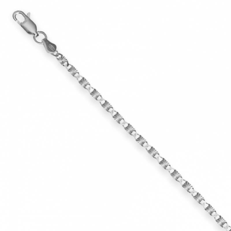 Cadena Valentino Diamantada. 50 cm