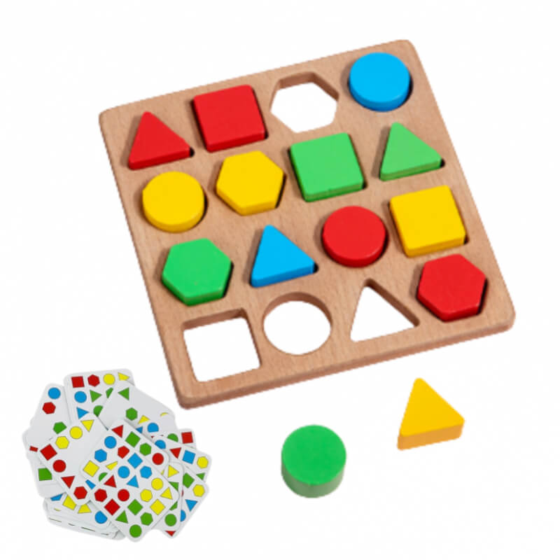 JUEGO LÓGICO CON FORMAS GEÓMETRICAS