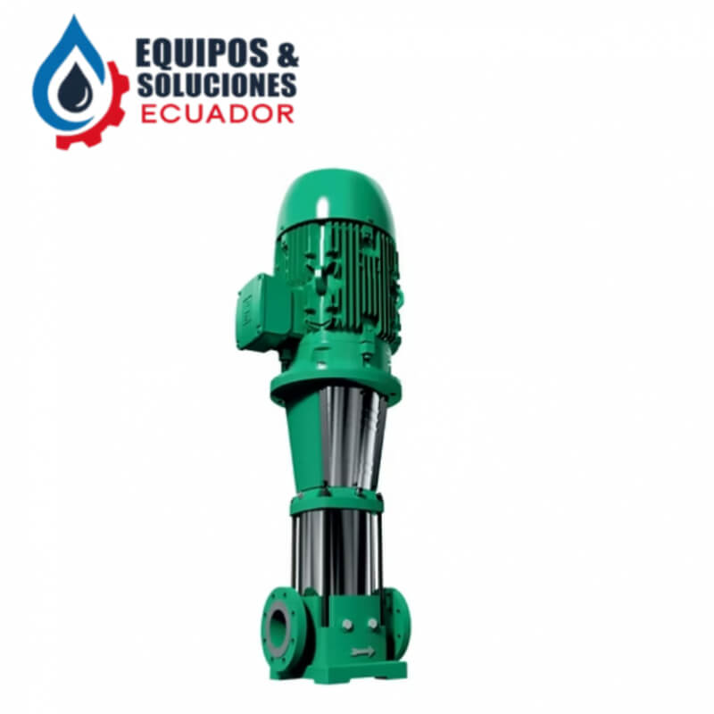 Bomba multietapa 2HP vertical de acero inoxidable 11/4 x 1''NPT de 220 voltios Barnes| Equipos & Soluciones Ecuador