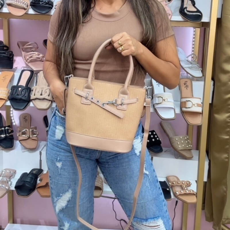 Cartera Kaki con Agarradera