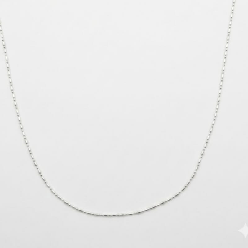 Cadena Corta U de Plata 925 - 45 cm | Elegante y Versátil para Mujer