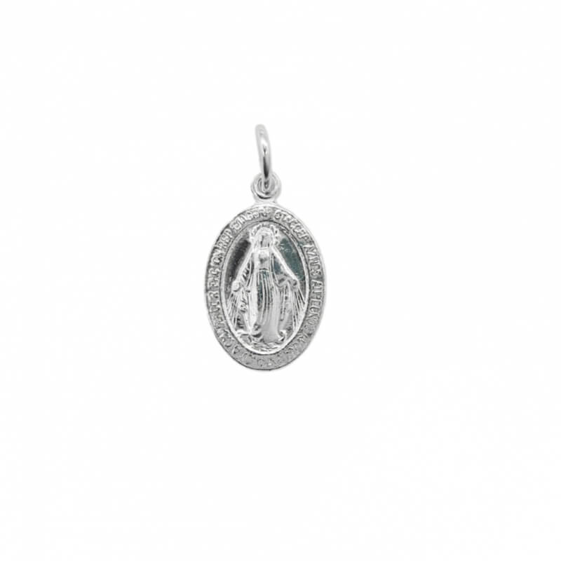 Virgen Milagrosa: 12 * 19 mm Medalla y Escultura Exclusiva | Fe y Protección Divina