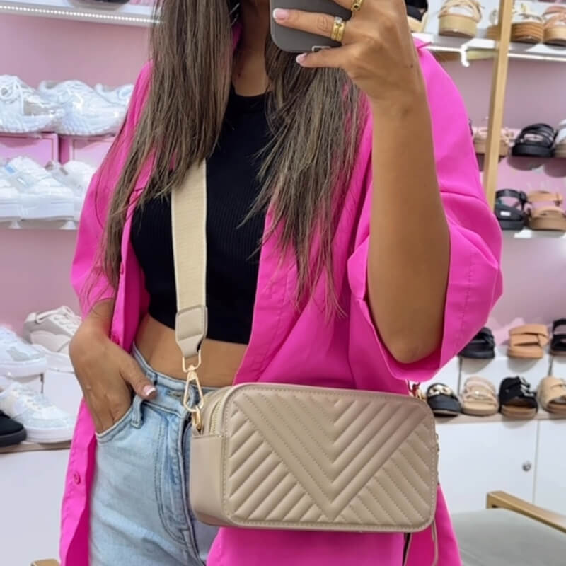 Cartera Kaki Rectangular