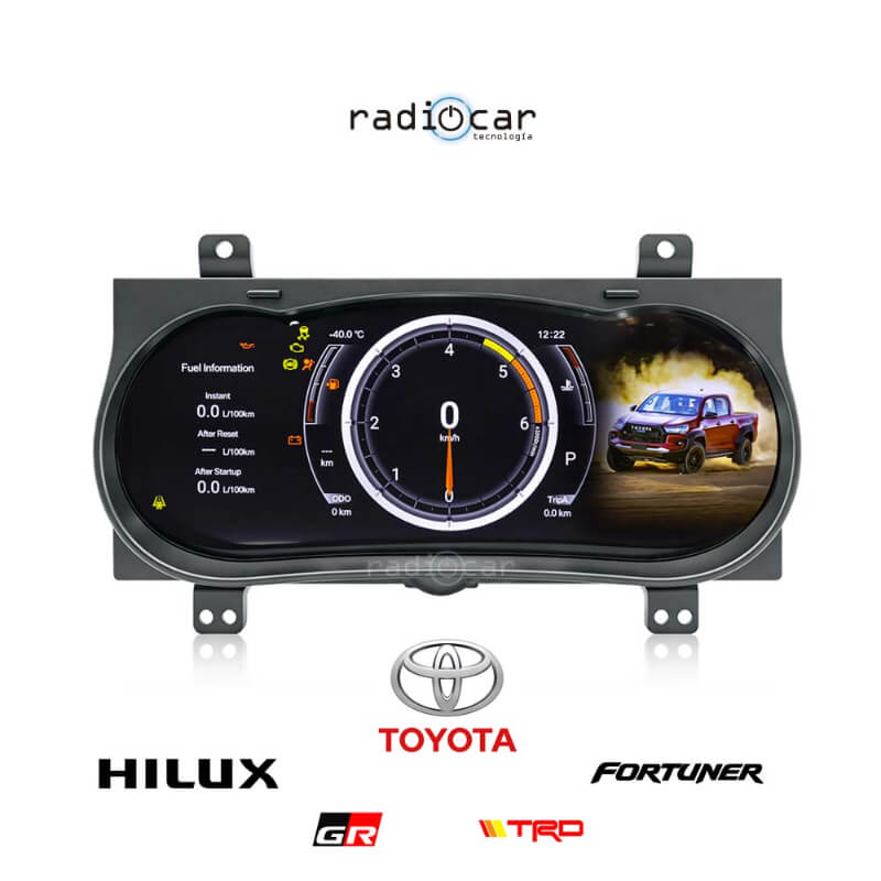 Tacómetro Tablero Digital Toyota FORTUNER / HILUX 2016 ON
