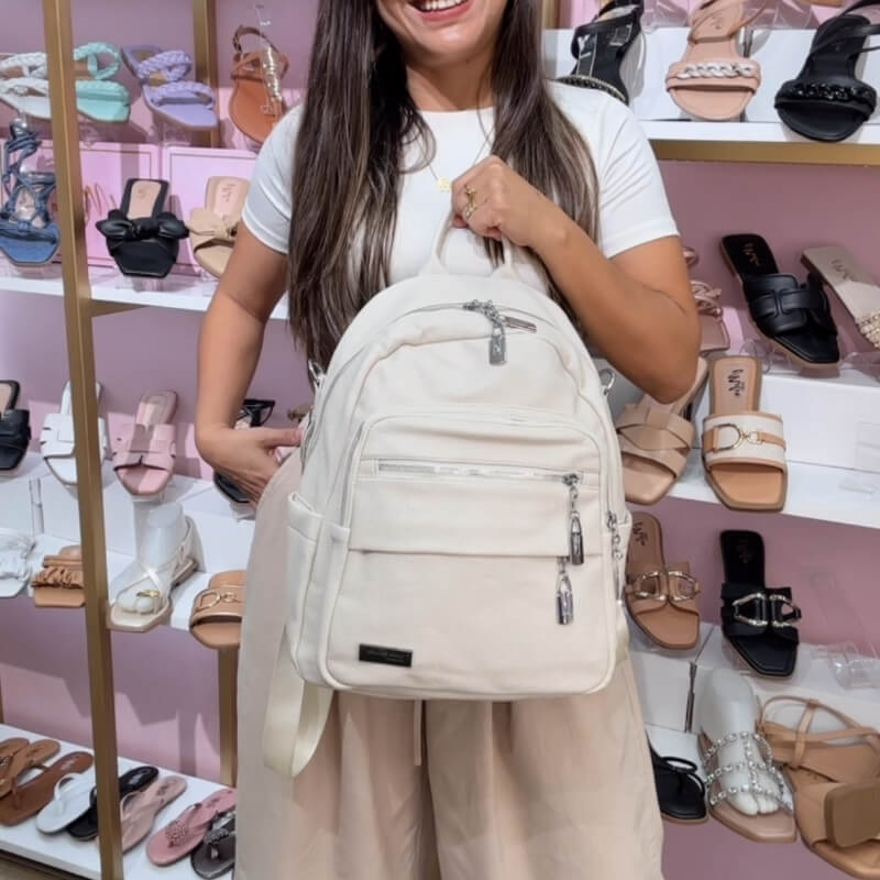 Mochila Beige