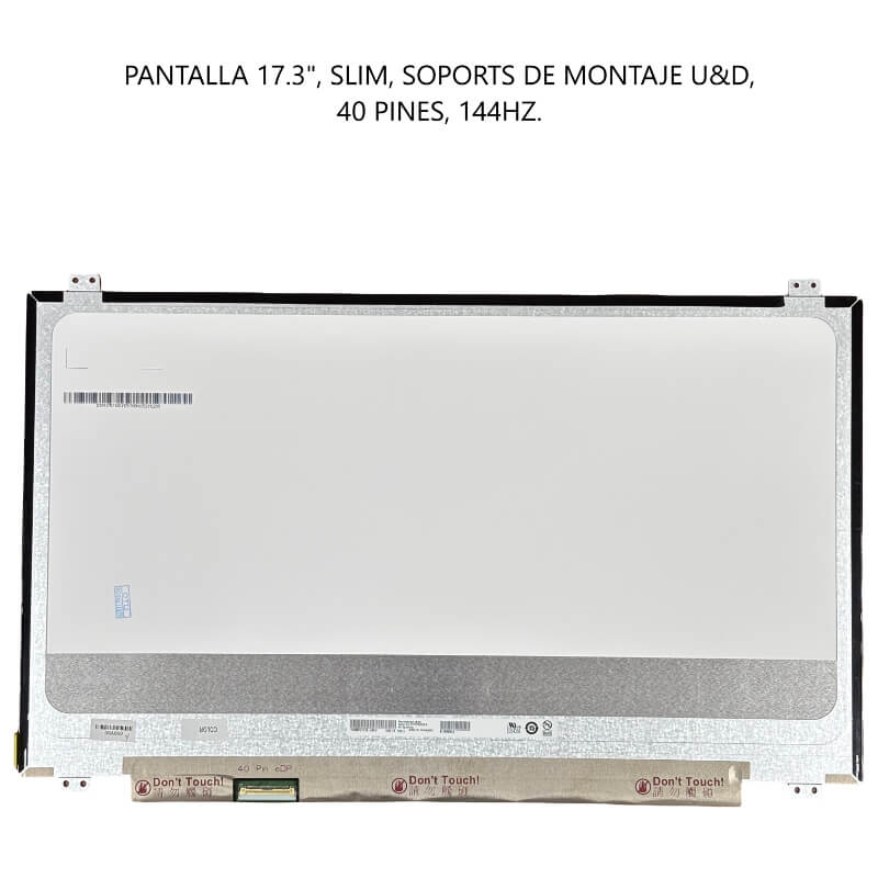 PANTALLA ESPECIAL SIN BORDE 17.3 SLIM 30P HD BOARD IZQUIERDA