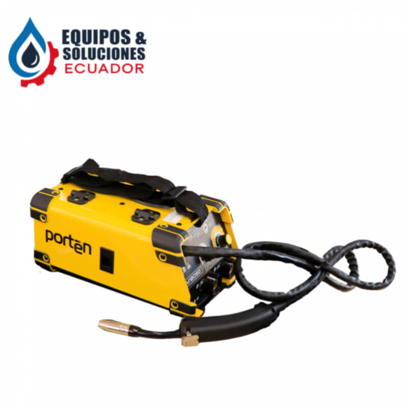 Soldadora mig 120A 110-220V sin gas Porten| Equipos & Soluciones Ecuador