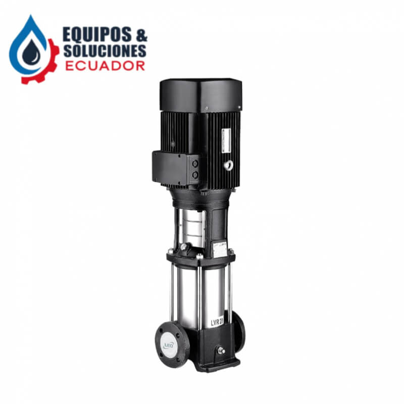 Bomba multietapa 4hp vertical 1 1/4x1 1/4 220v leo| Equipos & Soluciones Ecuador