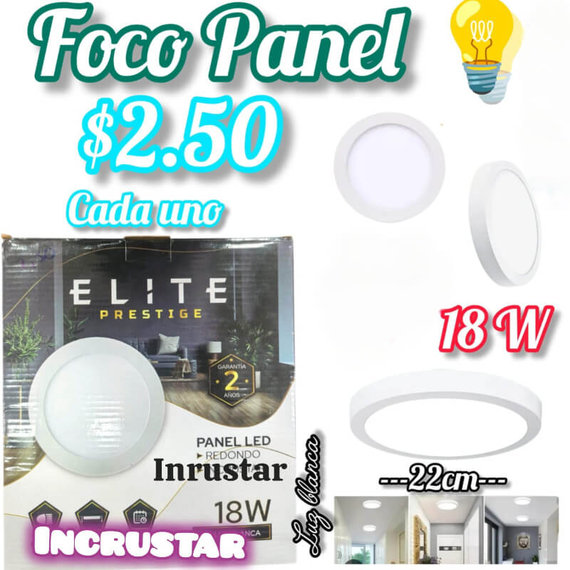 FOCO PANEL 18W