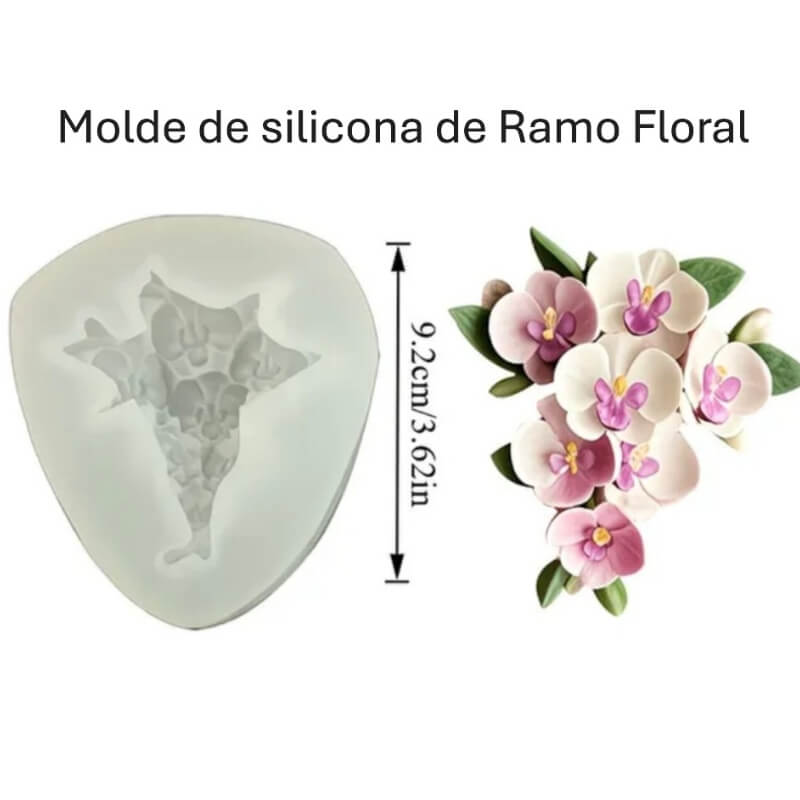 Molde de Ramo Floral