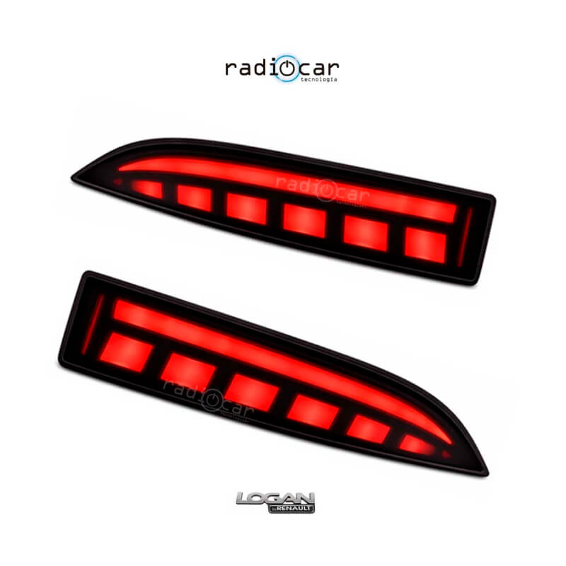 Guías luz led posterior Renault Logan