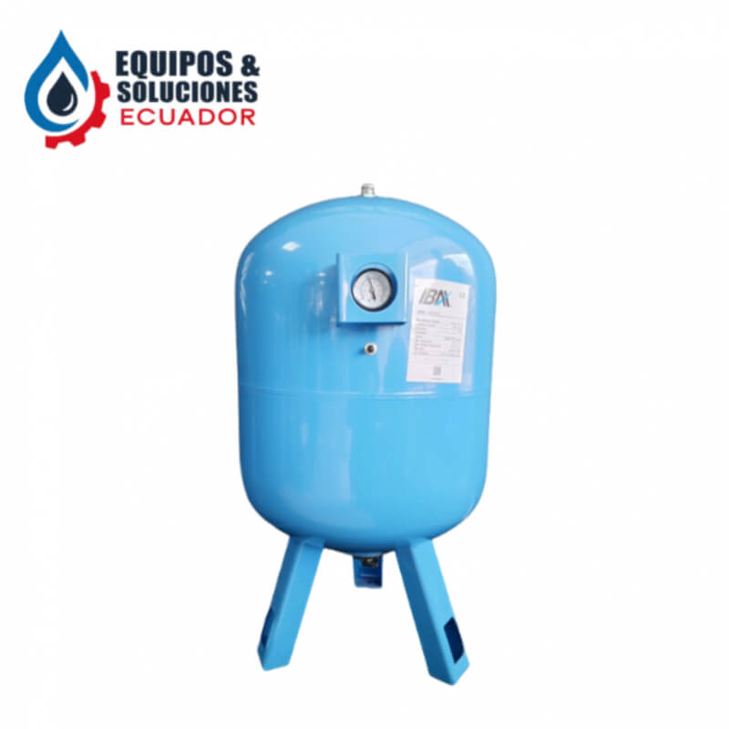 Tanque de Presión 150L Vertical Hidroneumático Ibax | Equipos & Soluciones Ecuador