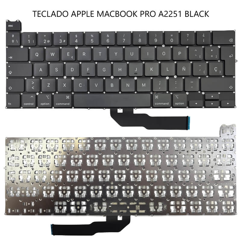 TECLADO APPLE Macbook Pro A2251 BLACK