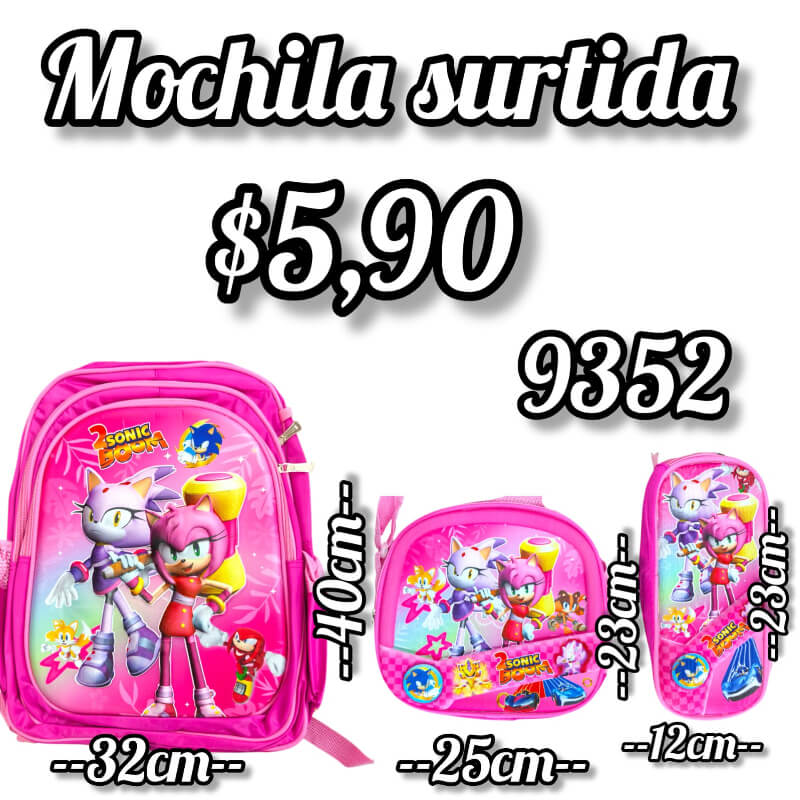 MOCHILA SURTIDA