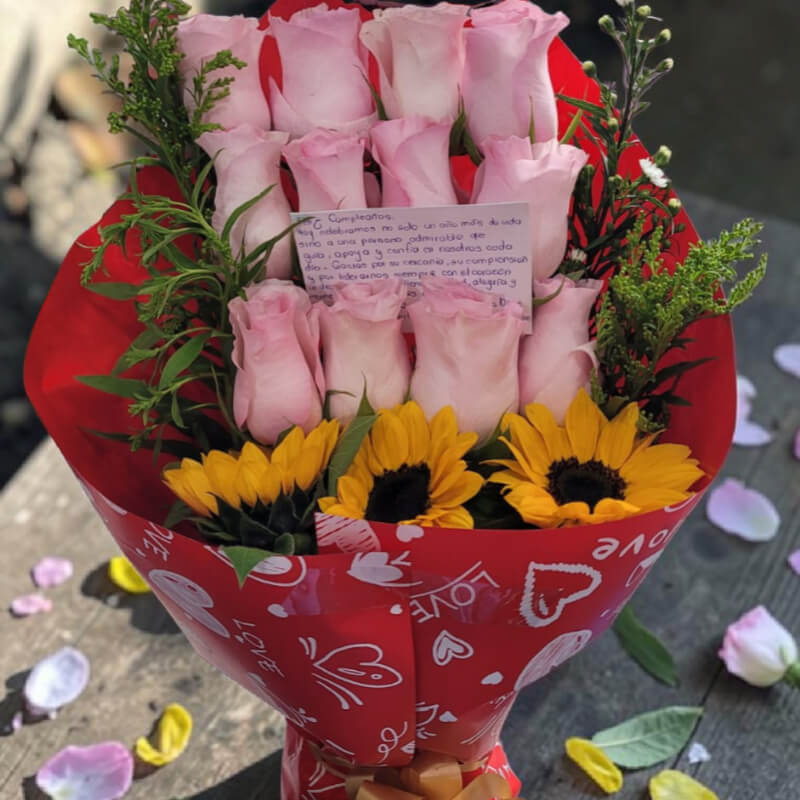 SINFONÍA DE TERNURA | Rosas Rosas & Girasoles