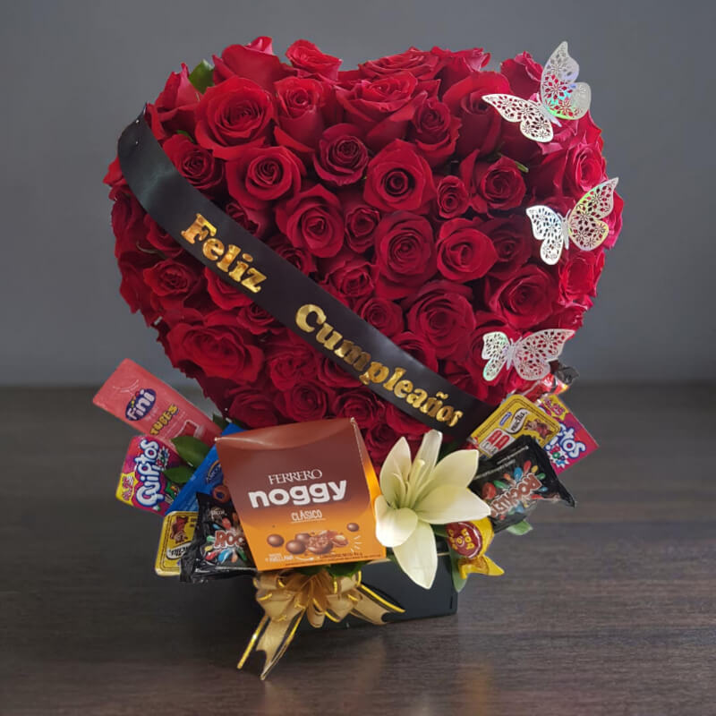 CORAZÓN INFINITO | Rosas Rojas, Detalles & Dulzura