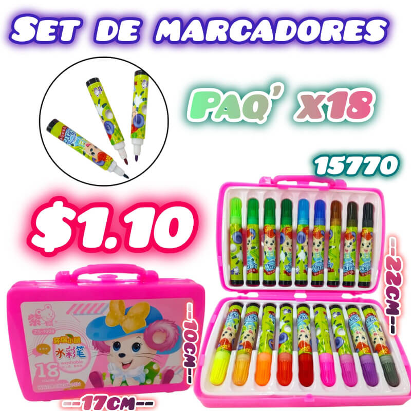 SET DE MARCADORES