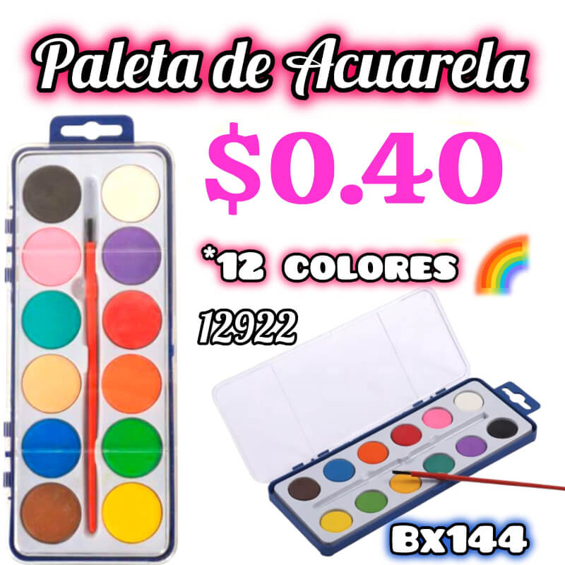 PALETA DE ACUARELA