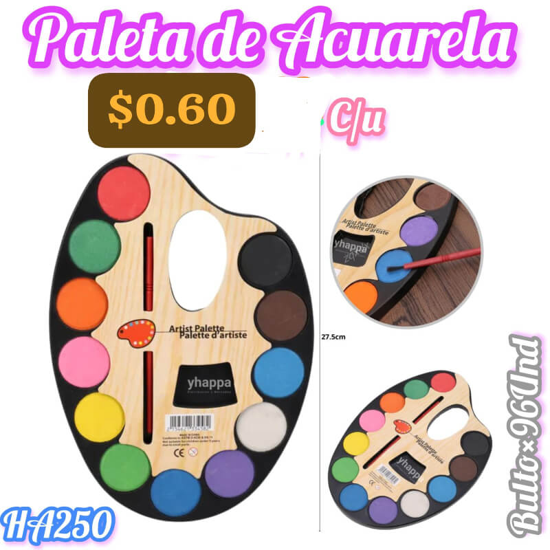PALETA DE ACUARELA