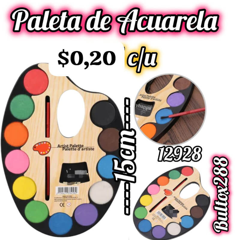 PALETA DE ACUARELA