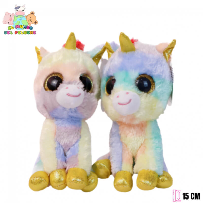 Miniaturas de Peluche | Animales Ojos Brillantes #0.5 | 15 cm | El Mundo del Peluche
