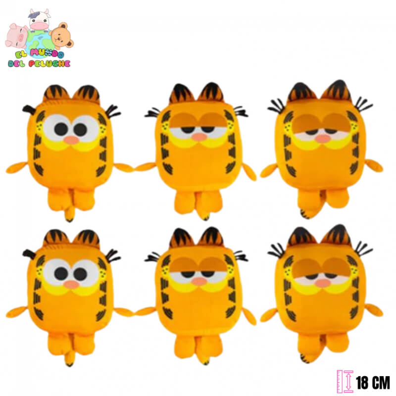 Peluche Kawaii Cubes | Garfield Licencia Oficial | 18 cm | El Mundo del Peluche