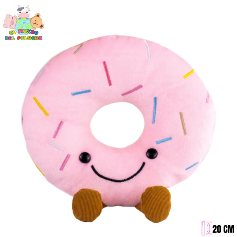 Peluche Dona con Carita | Doni Dulce y Tierno | 20 cm | El Mundo del Peluche