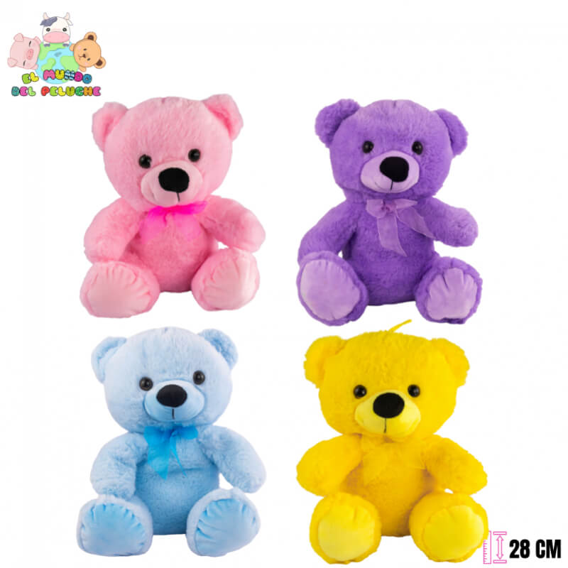 Osito de Peluche | Osito de Colores Baby Colors | 28 cm | El Mundo del Peluche