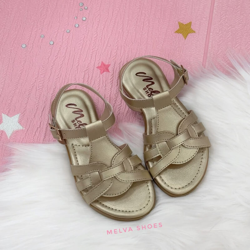Sandalias Doradas Niña