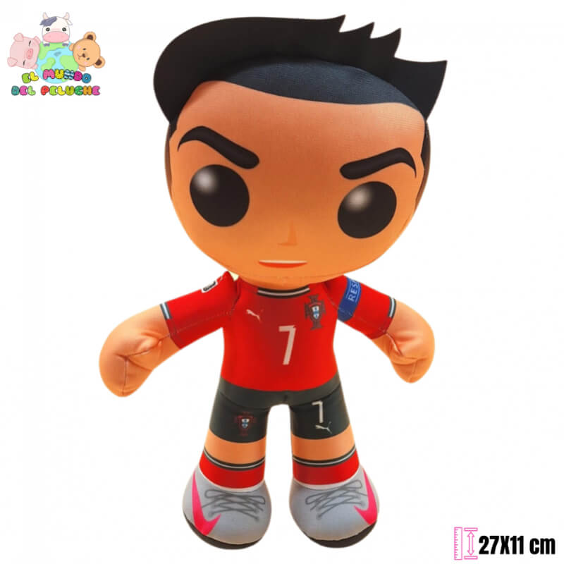Peluche Funko Cristiano Ronaldo CR7 | 27x11 cm | El Mundo del Peluche