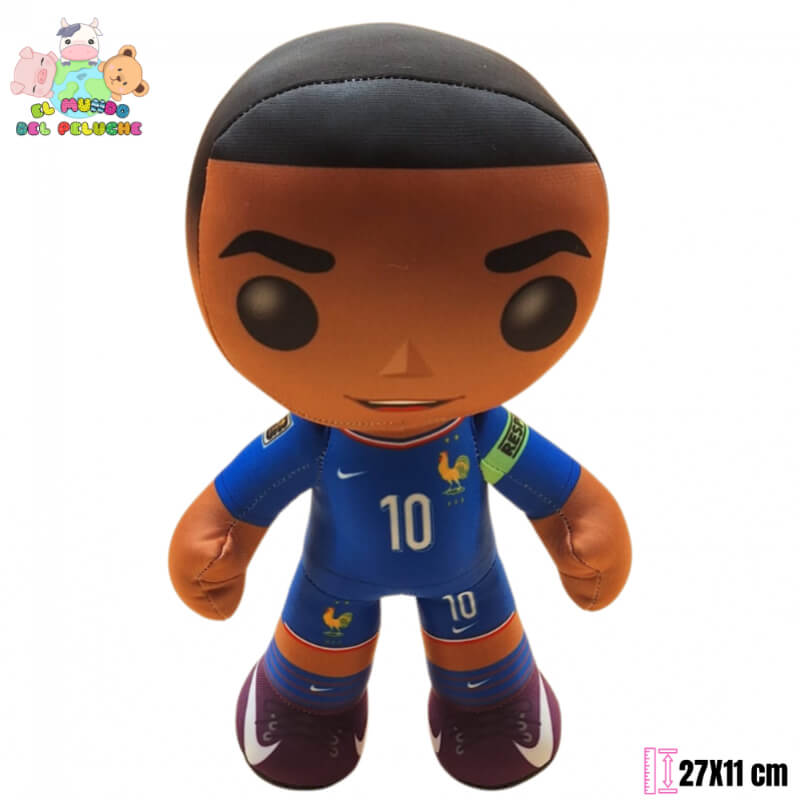 Peluche Funko Kylian Mbappé | 27x11 cm | El Mundo del Peluche