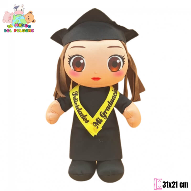 Funko Niña Graduación | 31x21 cm | El Mundo del Peluche