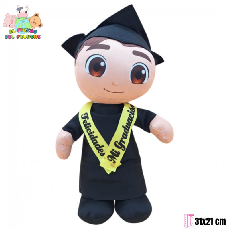 Peluche Funko Niño Graduación | 31x21 cm | El Mundo del Peluche