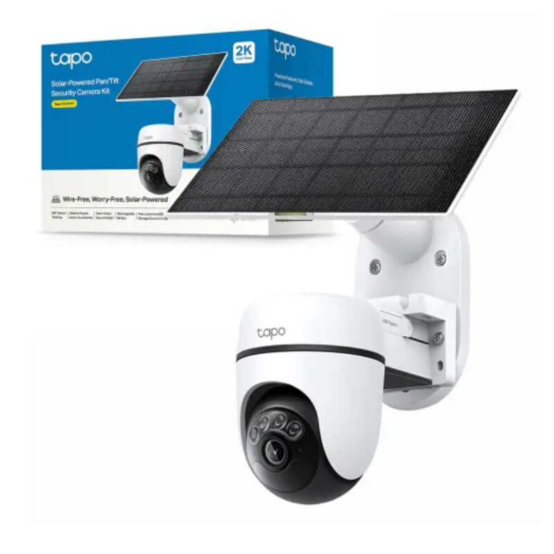 CAMARA TPLINK/TAPO C610 KIT/PANEL SOLAR/2K/IP65/DETEC. IA/V.NOCTURNA COLOR/HASTA 512GB