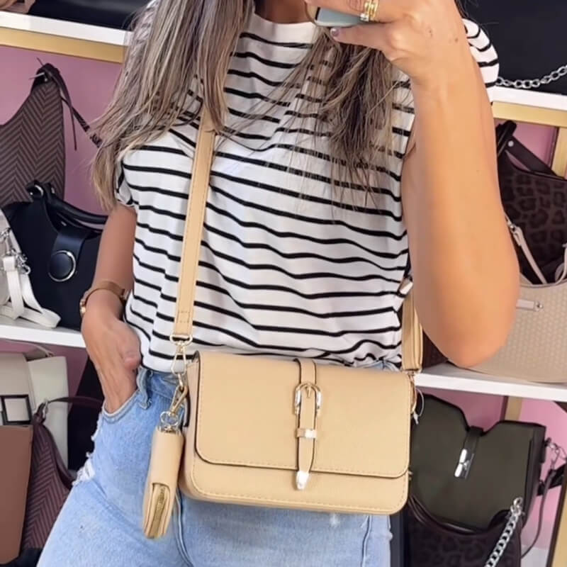 Cartera Kaki con Monedero