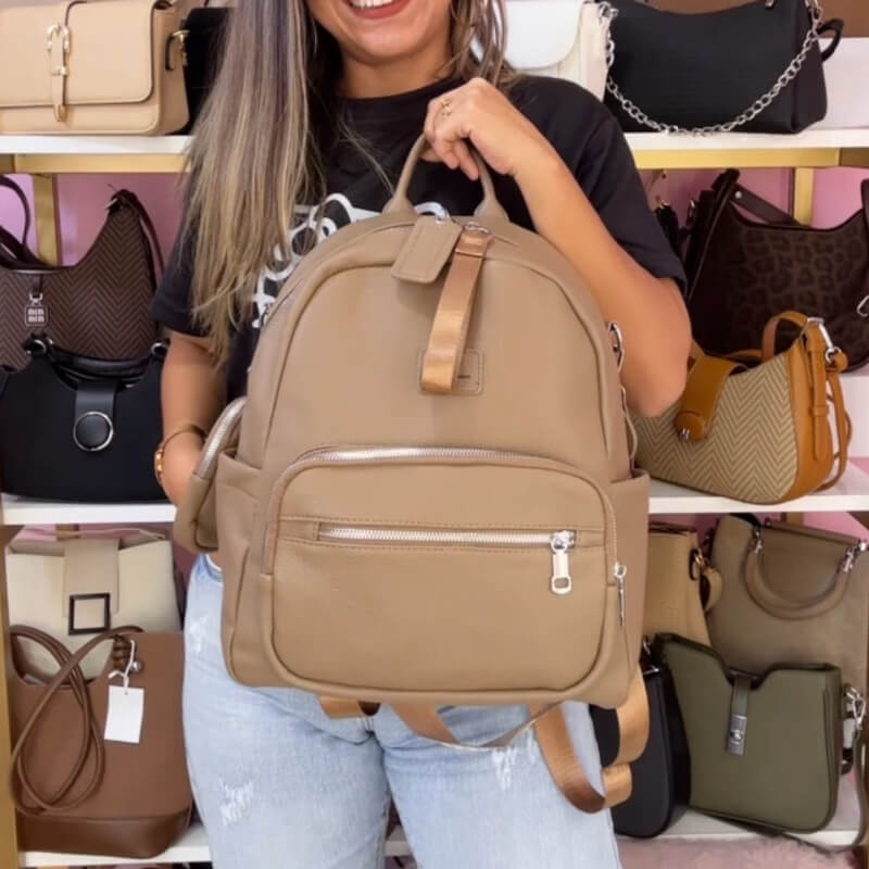 Mochila Café con Llavero