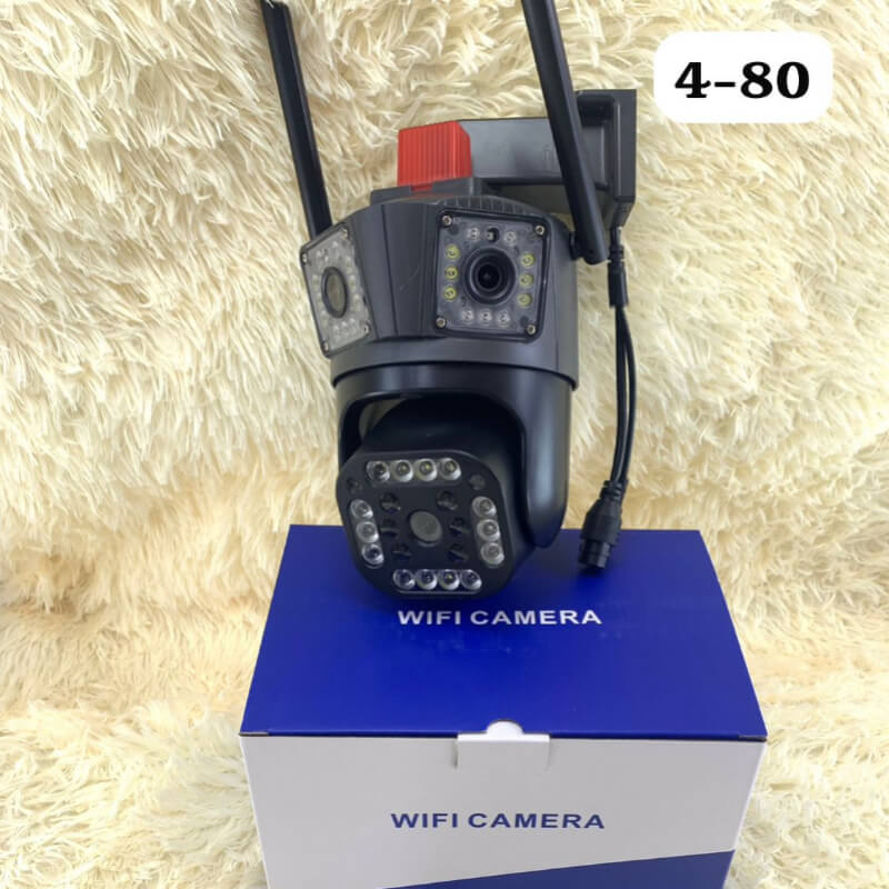 DOBLE CAMARA CON ALARMA 3 lentes