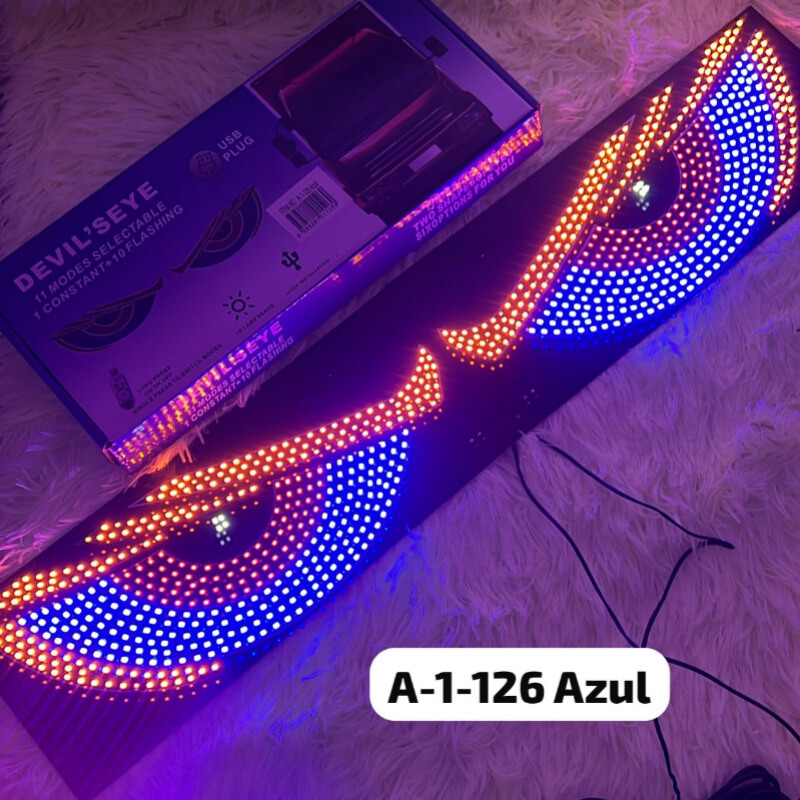 PANEL FLEXIBLE DE OJO LED AZUL