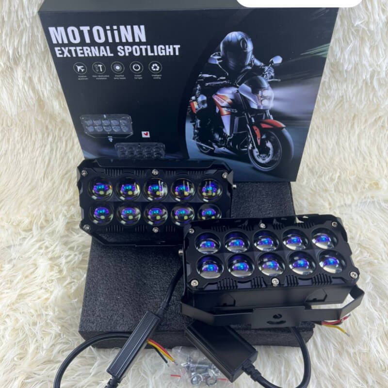 BARRA LED DE 12V A 24V 8 LUPAS TIPO CAMALION