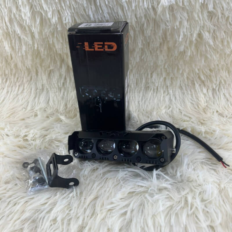 barra led 4 lupas BICOLOR