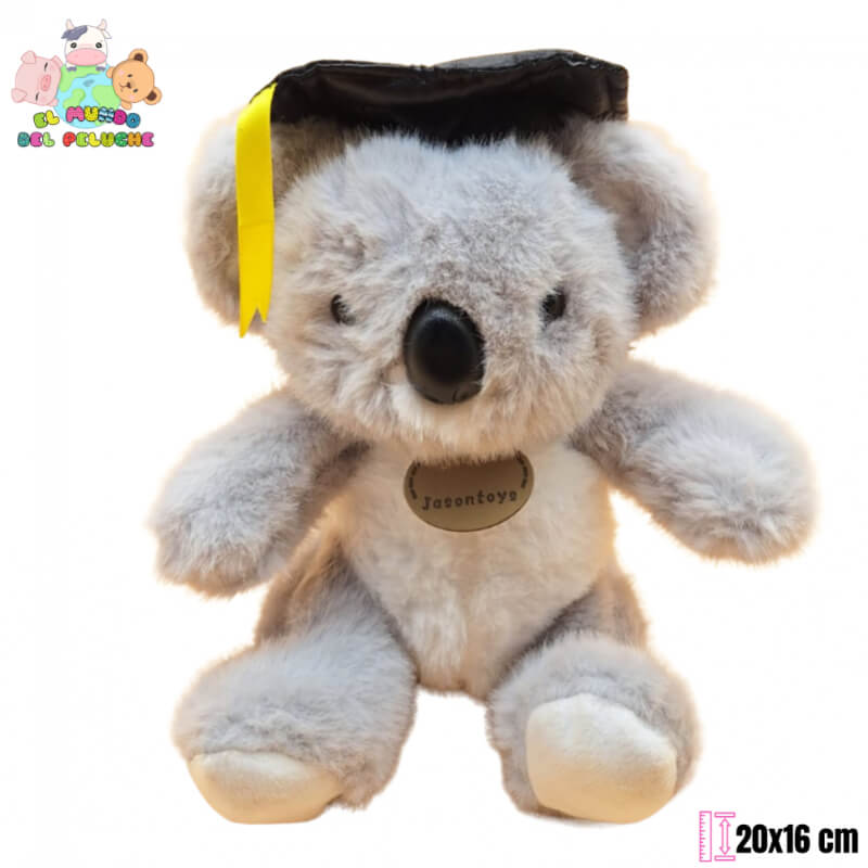 Koala Mini Graduación | 20x16 cm | El Mundo del Peluche