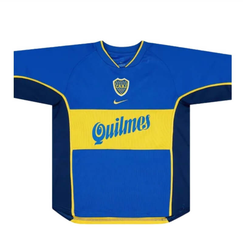 CAMISETA BOCA JUNIORS TITULAR 2001 (#10 ROMÁN)