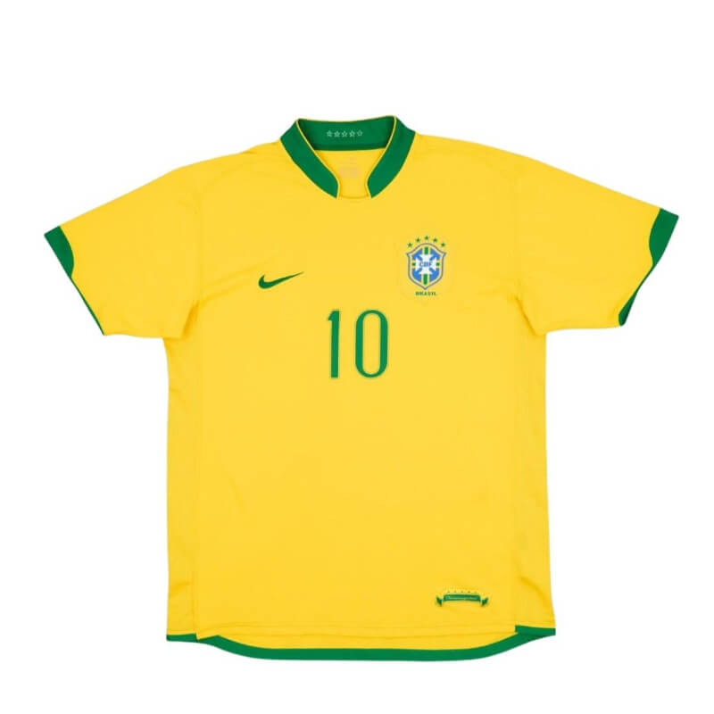 CAMISETA BRASIL TITULAR MUNDIAL 2006 (#10 RONALDIÑO)