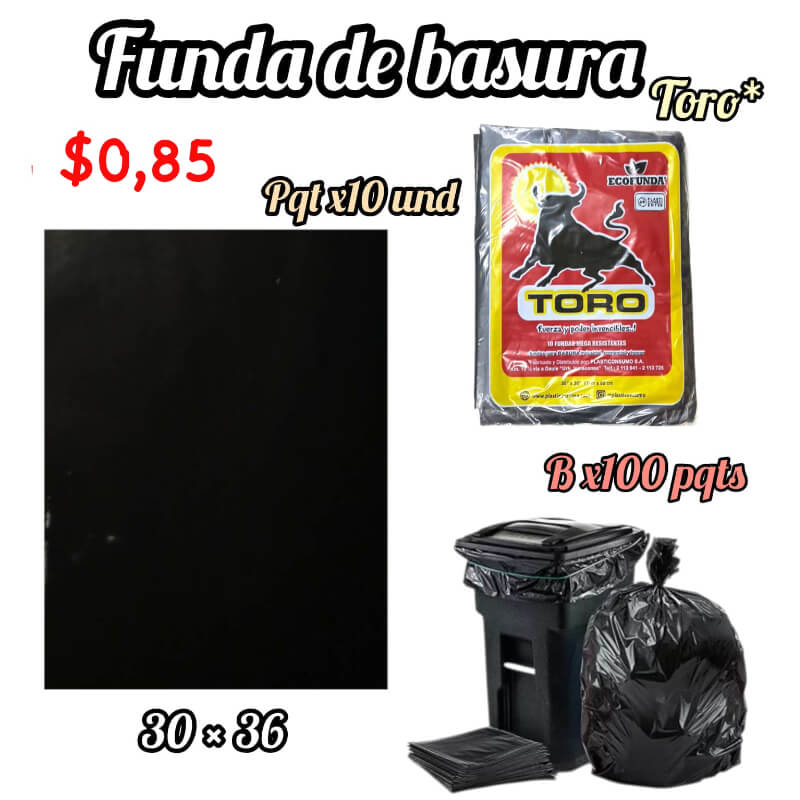 FUNDA DE BASURA