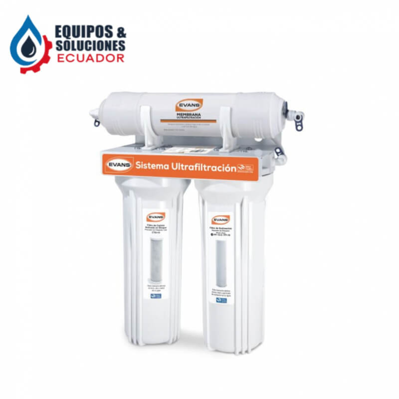 Purificador de Agua de 3 Etapas con Ultrafiltración Evans | Equipos & Soluciones Ecuador