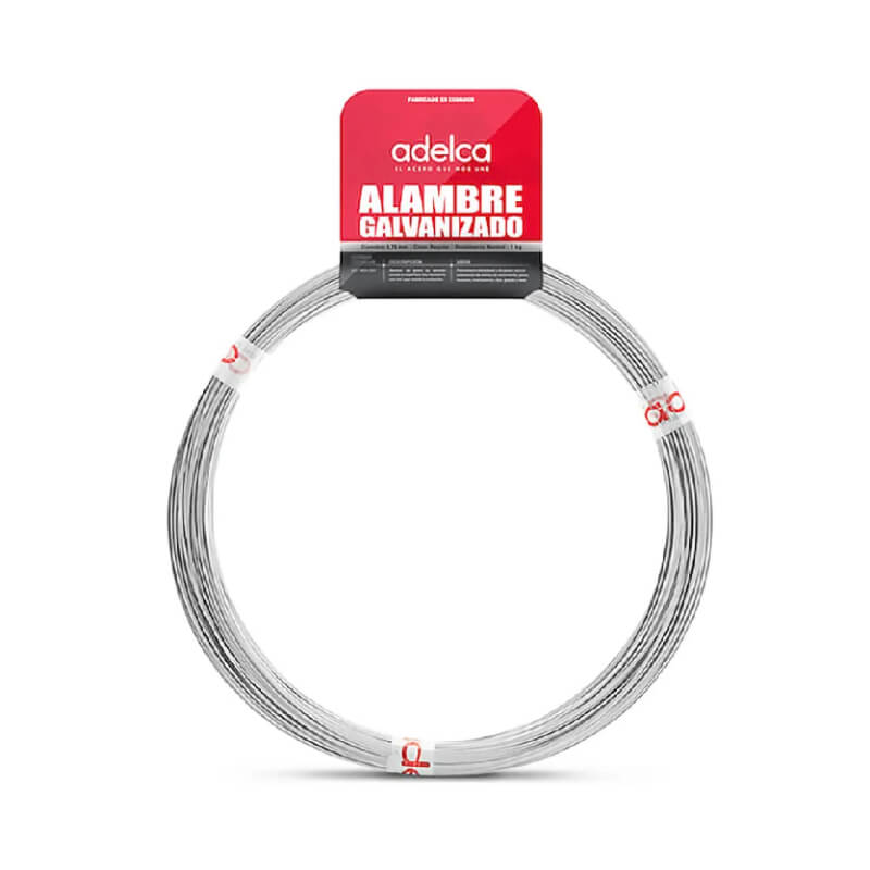 ALAMBRE GALVANIZADO (2.15MM) #14 1K ADELCA