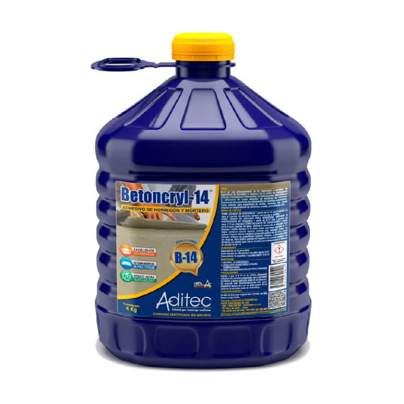 BETONCRYL-14 4KG ADHESIVO DE HORMIGON Y MORTERO ADITEC