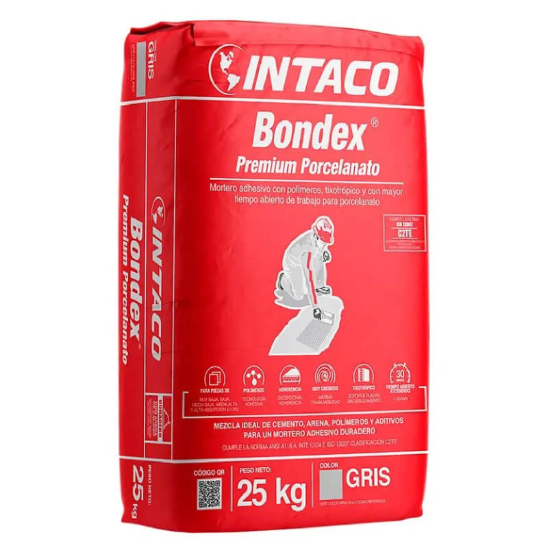 BONDEX PREMIUM PORCELANATO 25KG INTACO