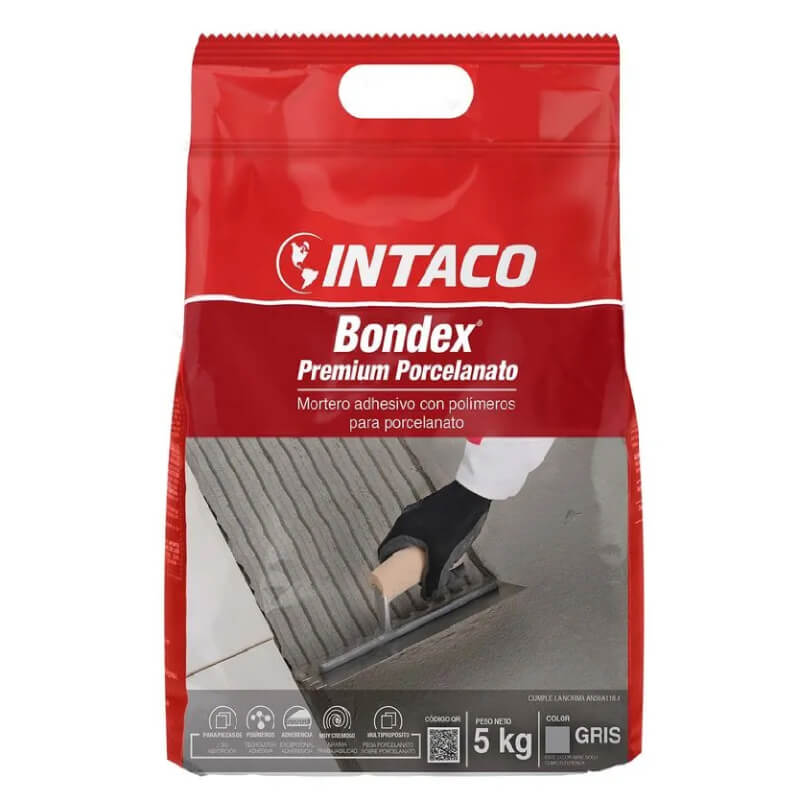 BONDEX PREMIUM PORCELANATO 5KG INTACO