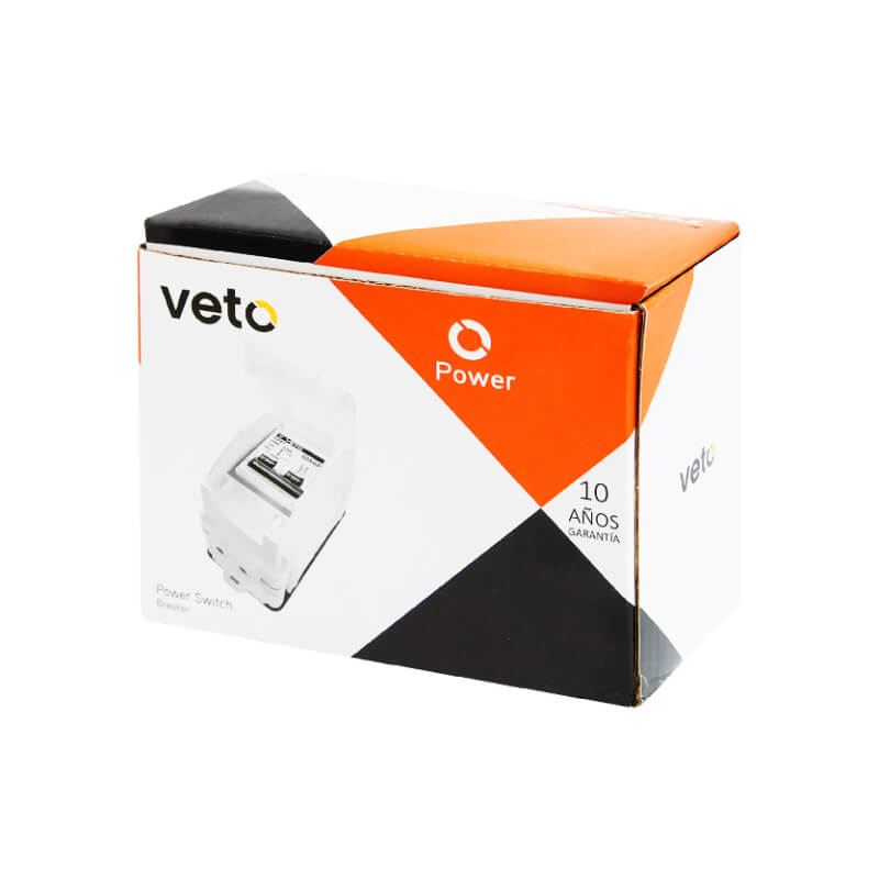 BREAKER 40A 1P+N 110V POW40004 PARA DUCHA BLANCO VETO